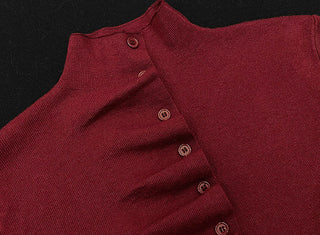 Slim-Fit Buttoned Knitted Cardigan