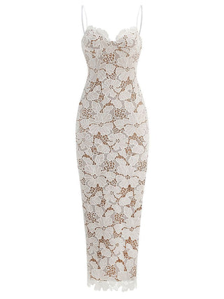 Apricot Elegance Sleeveless long Dress