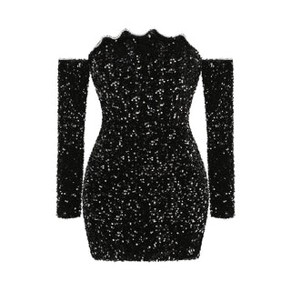 Serena Sequin Corset Mini Dress