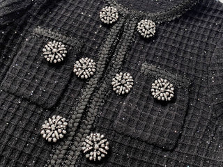 Elegant Long Sleeve Wool Knit Mini Dress