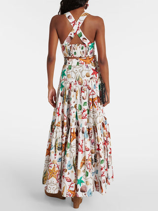 Flowing Sleeveless Floral Set