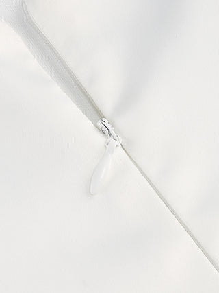 Elegant Satin Mini Dress with Ruffle Hem