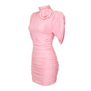 Evelyn sleeveless Flower Mini Dress
