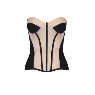 Apricot Chiffon Mesh Set