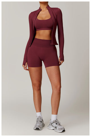 High-Waisted Sport Performance Shorts