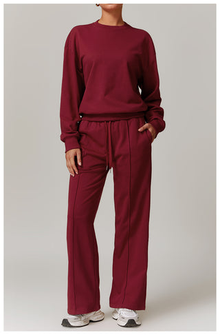 High Waist Straight Sports Pants