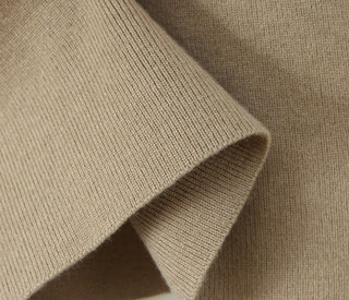 Long Sleeve Knitted Mini Dress with Slit