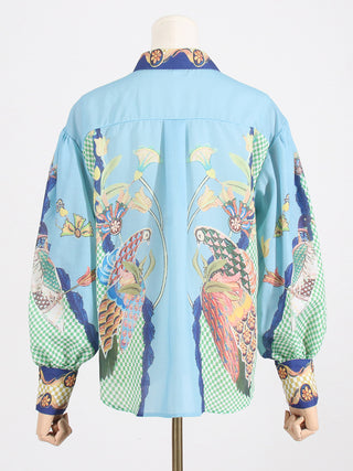 Azure Sky Long Sleeve Print Set