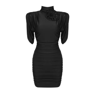 Evelyn sleeveless Flower Mini Dress