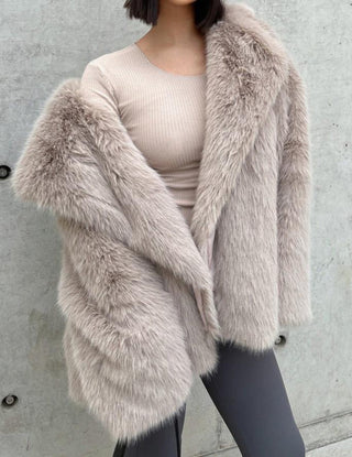 Sleek Fur Chic Jacket