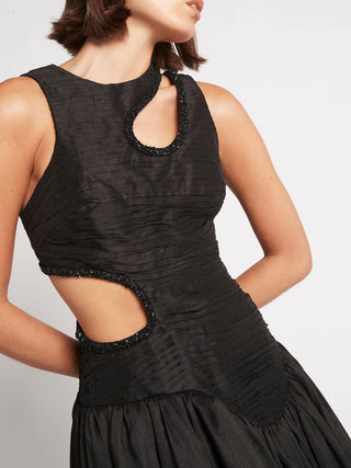 Diamond Whisper Sleeveless Long Dress