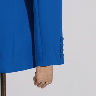 Trendy Shawl-Spliced Long Sleeve Suit Jacket