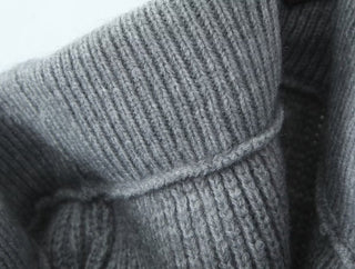 Cozy Ribbed Knit Set – Oversized Pullover & High-Waist Trousers