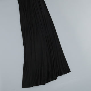 Embellished Diamond Slit  Long Dress