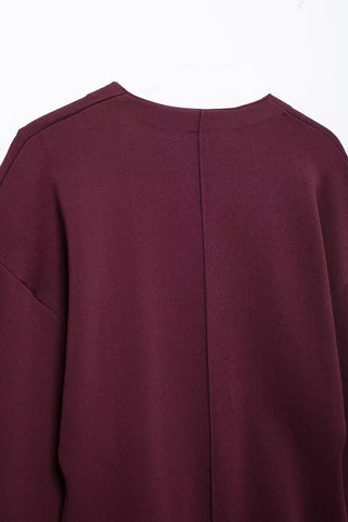 Brushed Knit Loose Sleeve Knitted Jacket