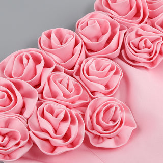 Pink Floral Elegance Sleeveless Mini Dress