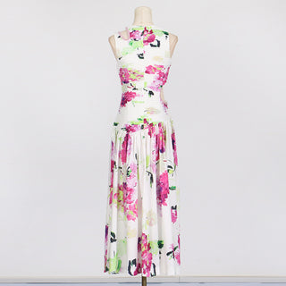 Diamond Whisper Sleeveless Long Dress