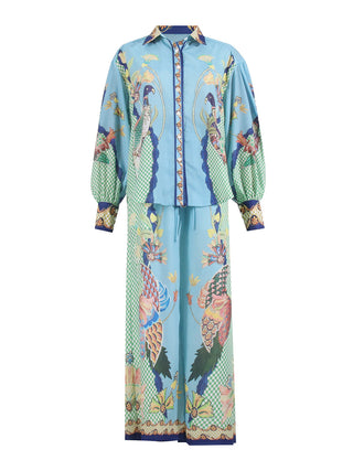 Azure Sky Long Sleeve Print Set