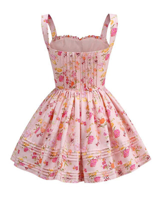 Floral Whisper Sleeveless Mini Dress