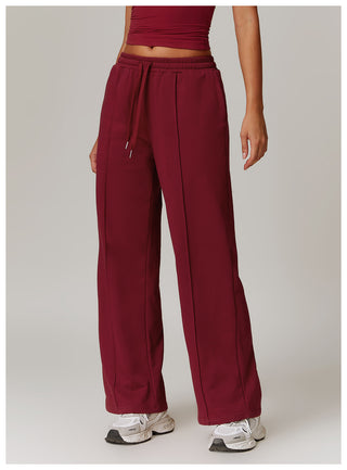 High Waist Straight Sports Pants