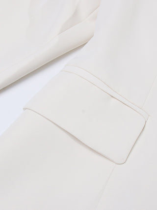 Elegant Off-Shoulder Blazer Jacket