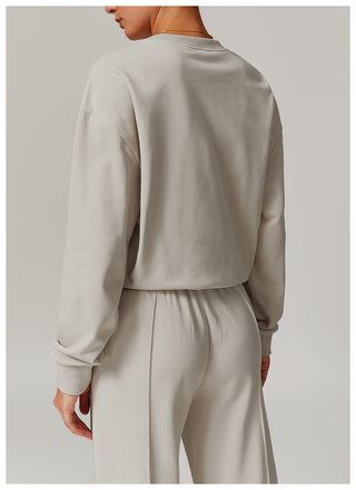 Knitted Long Sleeve Sports Sweater