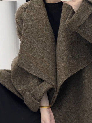 Luxe Double-Faced Cashmere Long Coat