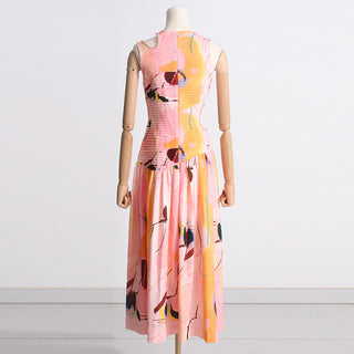 Diamond Whisper Sleeveless Long Dress