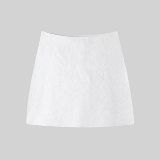 Brushed Knit Mini Skirt