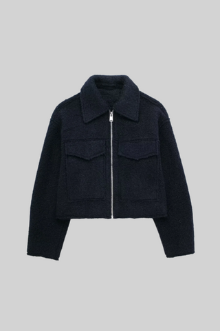 Short Teddy Fleece Jacket