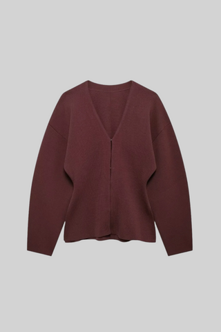 Brushed Knit Loose Sleeve Knitted Jacket