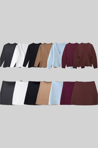 Brushed Knit Loose Sleeve Knitted Jacket