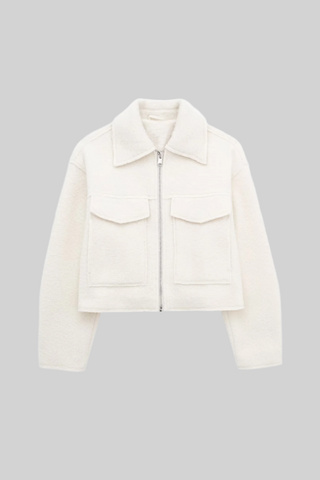 Short Teddy Fleece Jacket