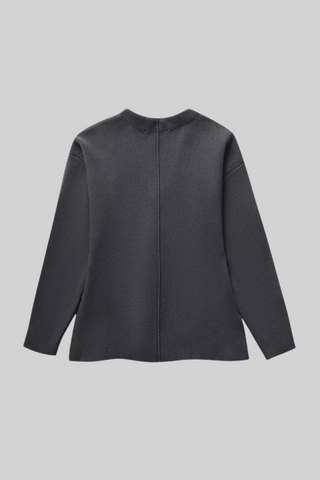 Brushed Knit Loose Sleeve Knitted Jacket