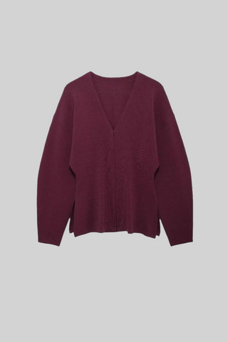 Brushed Knit Loose Sleeve Knitted Jacket