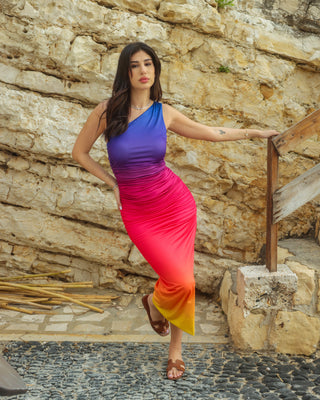 Summer Dream One Shoulder Long Dress