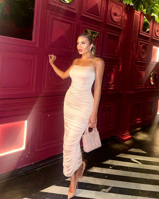 Elena Sleeveless Backless Long Dress