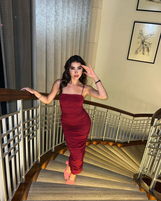 Elena Sleeveless Backless Long Dress