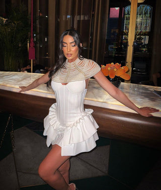 Judy Sleeveless Bandage Mini Dress