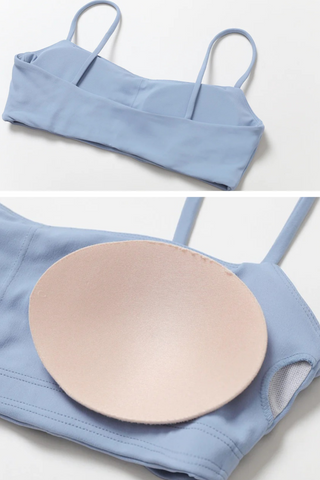 Strappy Square Neck Sports Bra