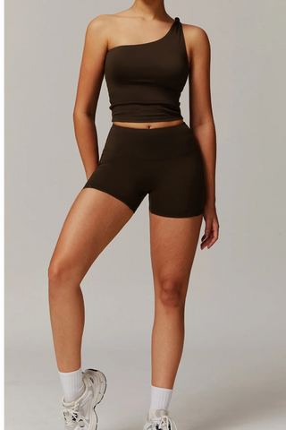 High-Waist Seamless Sport Shorts