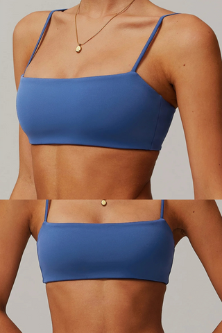 Strappy Square Neck Sports Bra