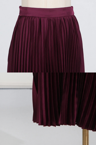 Elegant Tailored Blazer & Pleated Maxi Skirt Set