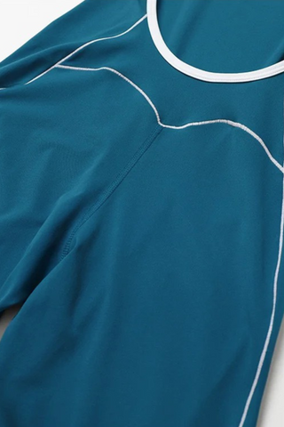 Sleeveless Open-Back Padded Sports Jumpsuit