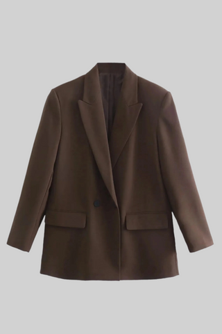 Oversized Elegance Double-Breasted Blazer