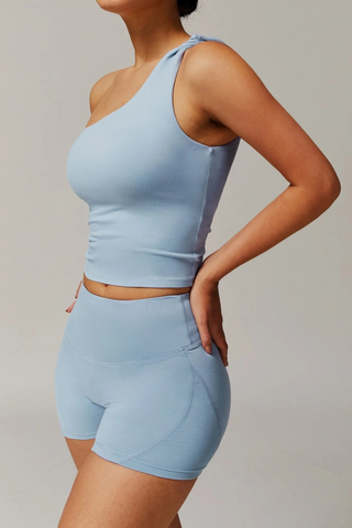 High-Waist Seamless Sport Shorts