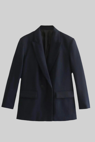 Oversized Elegance Double-Breasted Blazer