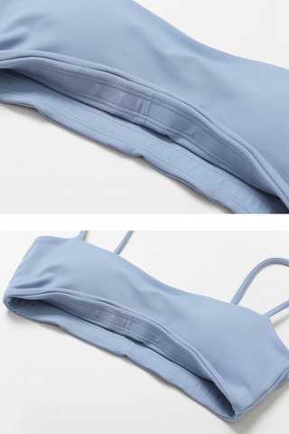 Strappy Square Neck Sports Bra