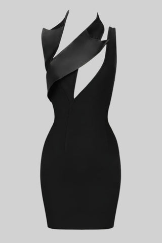 Giana Sleeveless  Backless Bandage Mini Dress